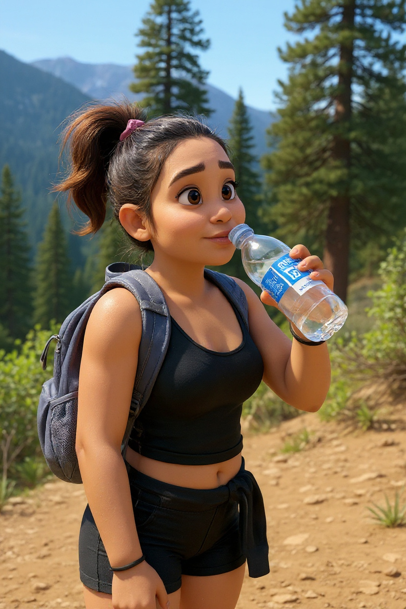 Pixar animation style character
